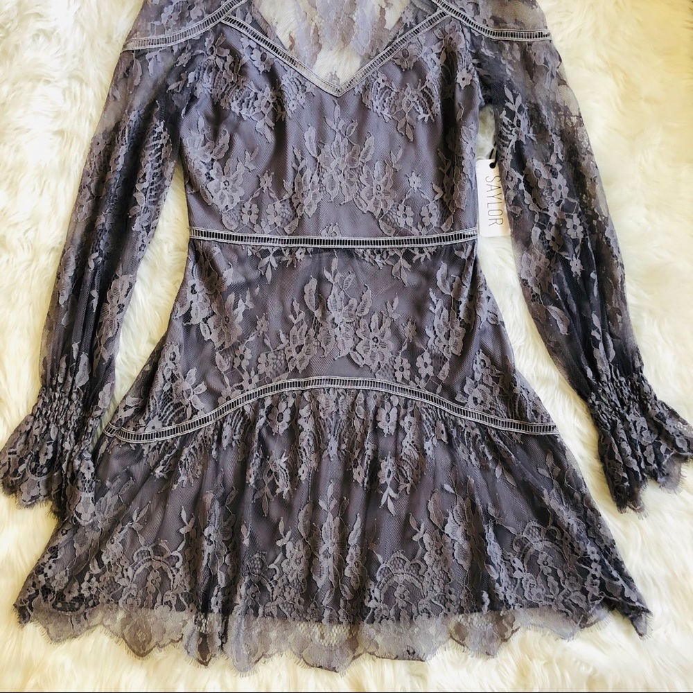 Sailor Lace Mini Dress